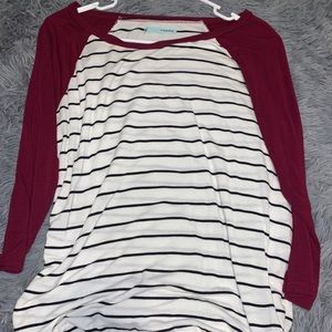 maurices striped shirt !